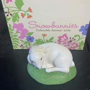 Snowbunnies Collectible Animal 2012 / Easter Goats / Laying Goat